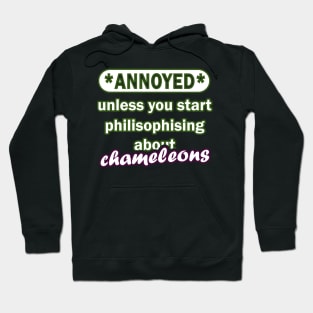 Chameleon Fan Kindergarten Boys Name Sleepy Hoodie